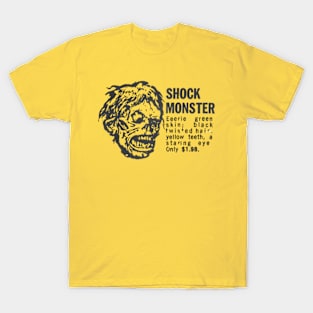 Shock Monster 1960s Horror Mask T-Shirt